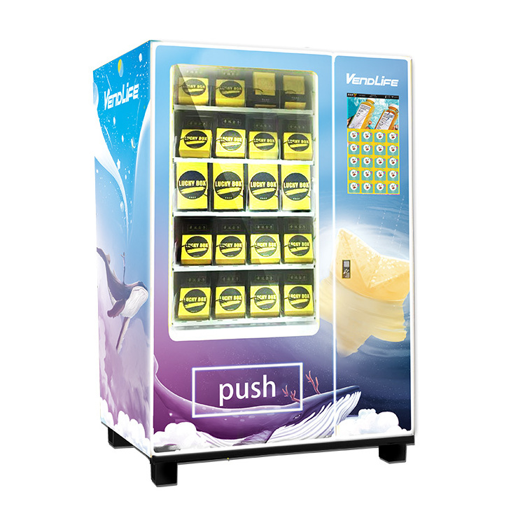 Japan Outside Beauty Vendlife Vending Machine Make Up Nail Polish Eye Lash QR Payment LCD Screen Beauty Vending Machine