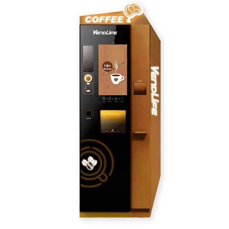 Outdoor Custom Touch Screen Milkshake Gym Cold Mixed Drink Coffee Protein Shake Vendlife Vending Machine