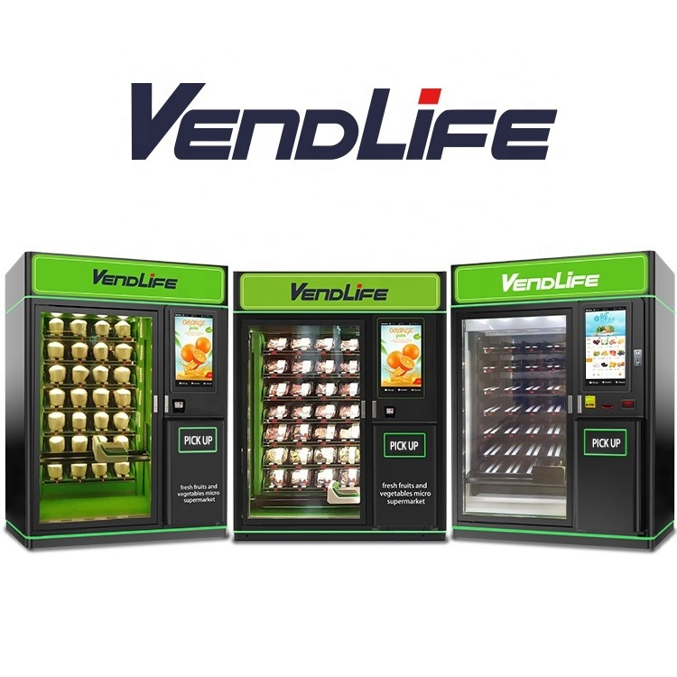 Vending Machine Brand Freshly Ground Espresso Vendlife Self Service Full Automatic Vending Machine Franchise