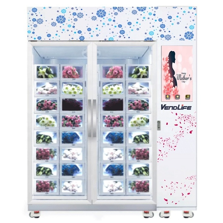 Flower vending machine Cooling locker vendlife vending machine smart vending