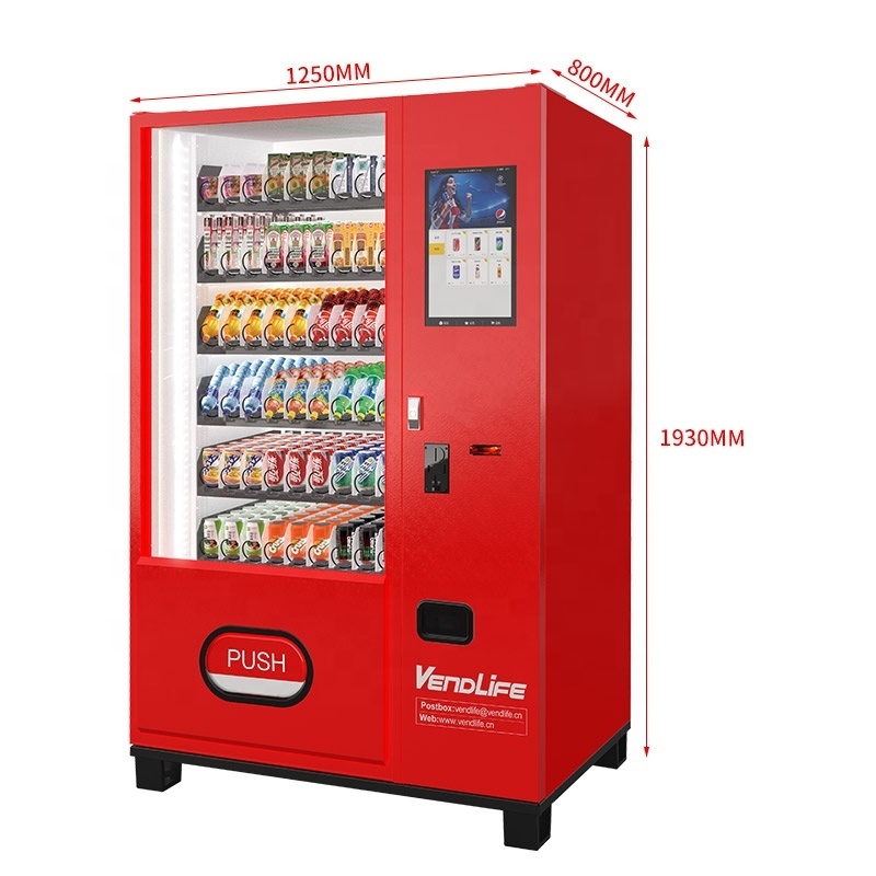 Advertising Screen Mobile Phone Sim Card Vending Machine with Coin Acceptor