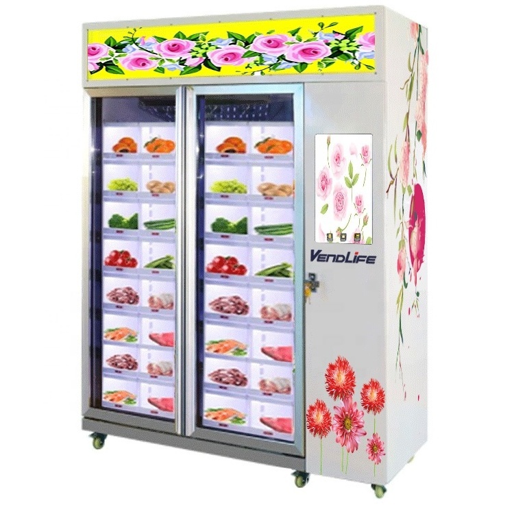 Flower vending machine Cooling locker vendlife vending machine smart vending