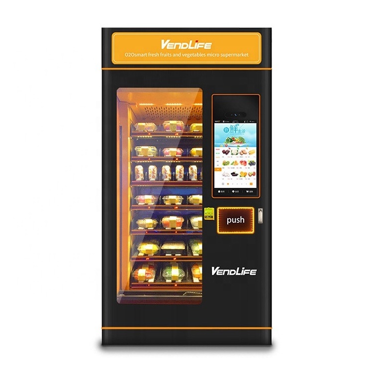 The Most Popular Commercial Business Fresh Durians Orange Juice Dragon Fruit Onions Other Fresh Fruit Vending Machine