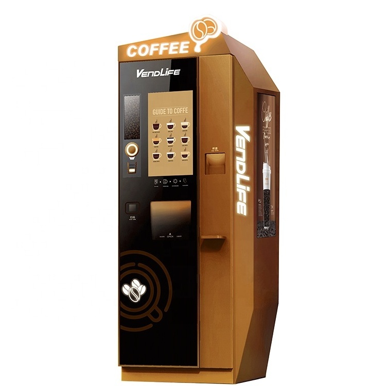 2022 New Smart Robot Vendlife Vending Machine Bubble Tea Coffee Robot Vending Machine