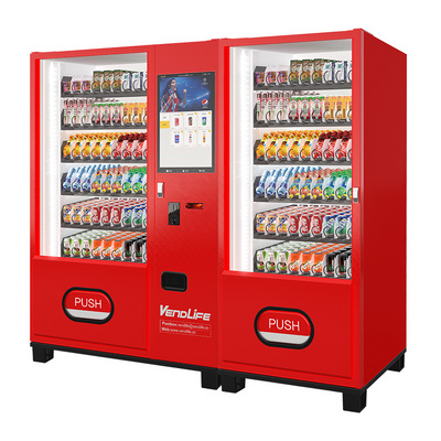 Factory Supply Touch Screen Vending Machines for Snack and Drinks