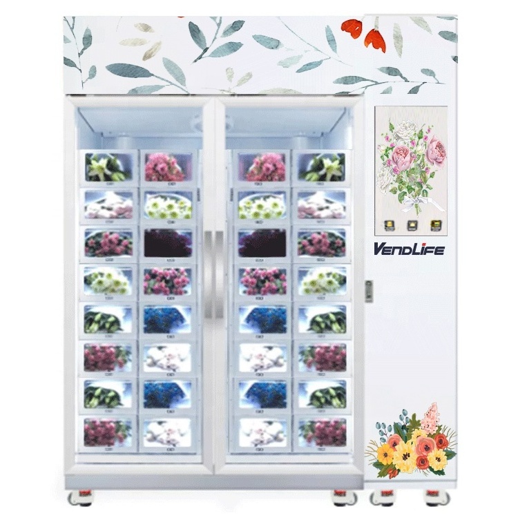 Flower vending machine Cooling locker vendlife vending machine smart vending