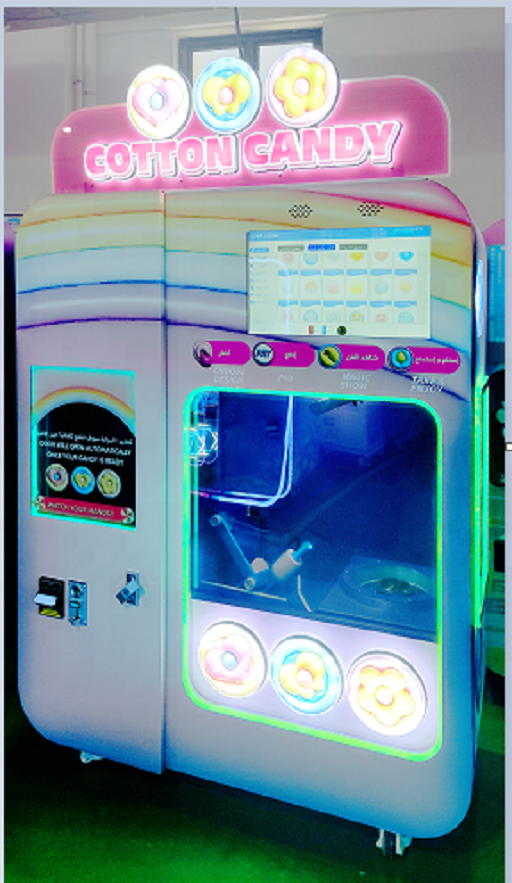 Vendlife The New unique  Marshmallow Fully automatic Sugar cotton candy vending machine Electric Cotton Candy Machine