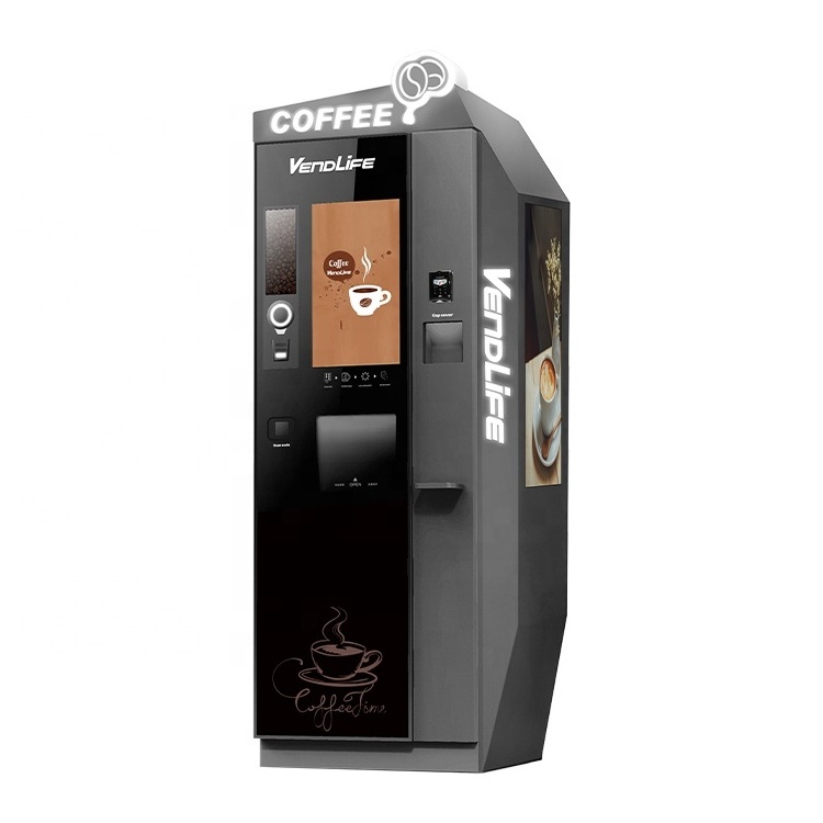 Popular Hot Products Boba Tea Coffee Ice Cream Robot Vendlife Vending Machines For Sale