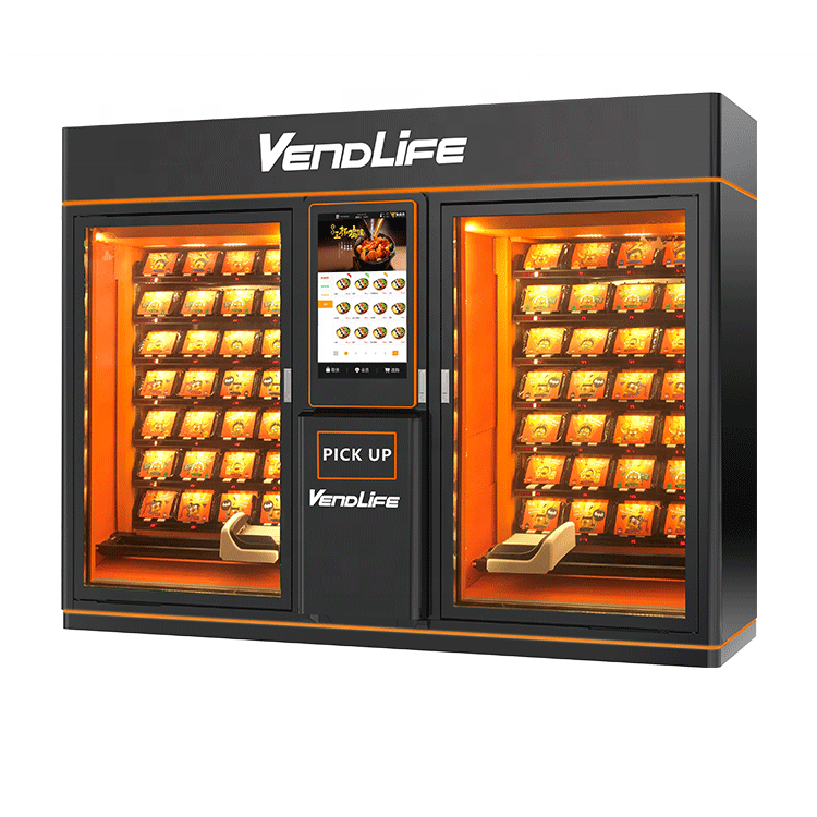 fresh coffee vending machine commercial kiosk mobile food trailer hot cold coffee Vendlife vending machine