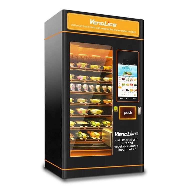 The Most Popular Commercial Business Fresh Durians Orange Juice Dragon Fruit Onions Other Fresh Fruit Vending Machine