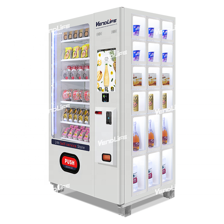 Japanese high quality mobile energy drink vending machines for sale