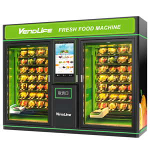 Healthy Conveyor Belt Fresh Salad Fruit Vending Machine Boxed coffee vending machines   ice vending machines for Sale