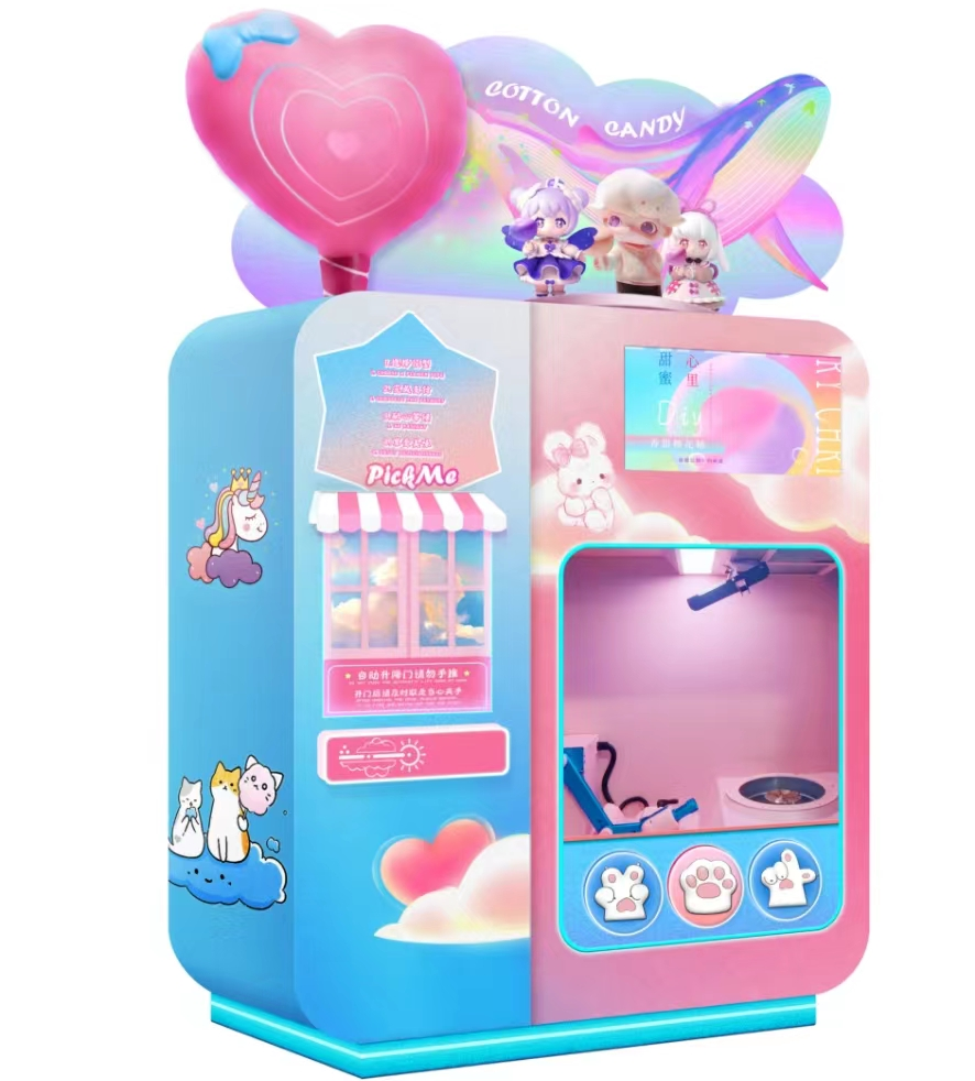 Super Cost-Effective Vendlife Coin Operated Sweet-smelling Cotton Candy Making Machine Marshmallow Food Machine for mall