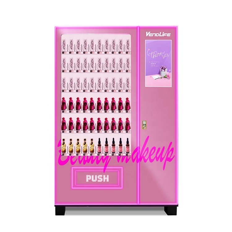 Cosmetic hair make up beauty Hair Vending Machines Skin Care Perfume Products Combo Vending Machine