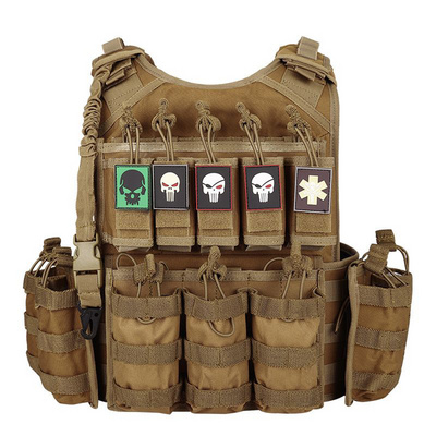 Fashion Outdoor Men Security Combat Tactical Vest 1000D Polyester Phone Holder Universal Chest Rig Tactical Vest