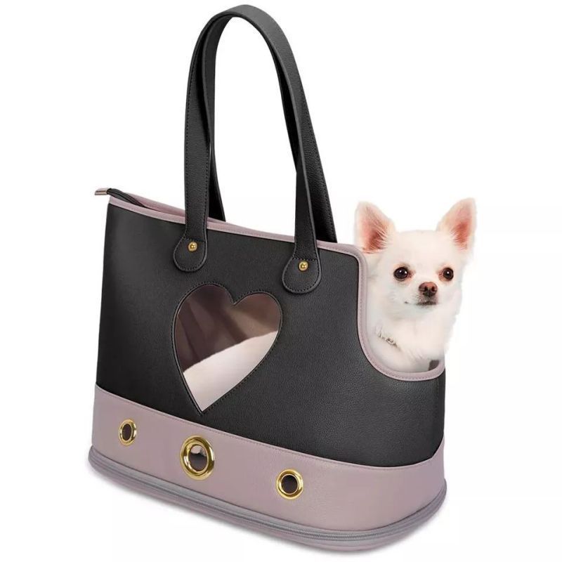 Cute Pet Travel Carrier Tote Bag Customized Dog Carrier Shoulder Bag Suitable For Outdoor Hiking Travel Reusable Dog Tote Bag