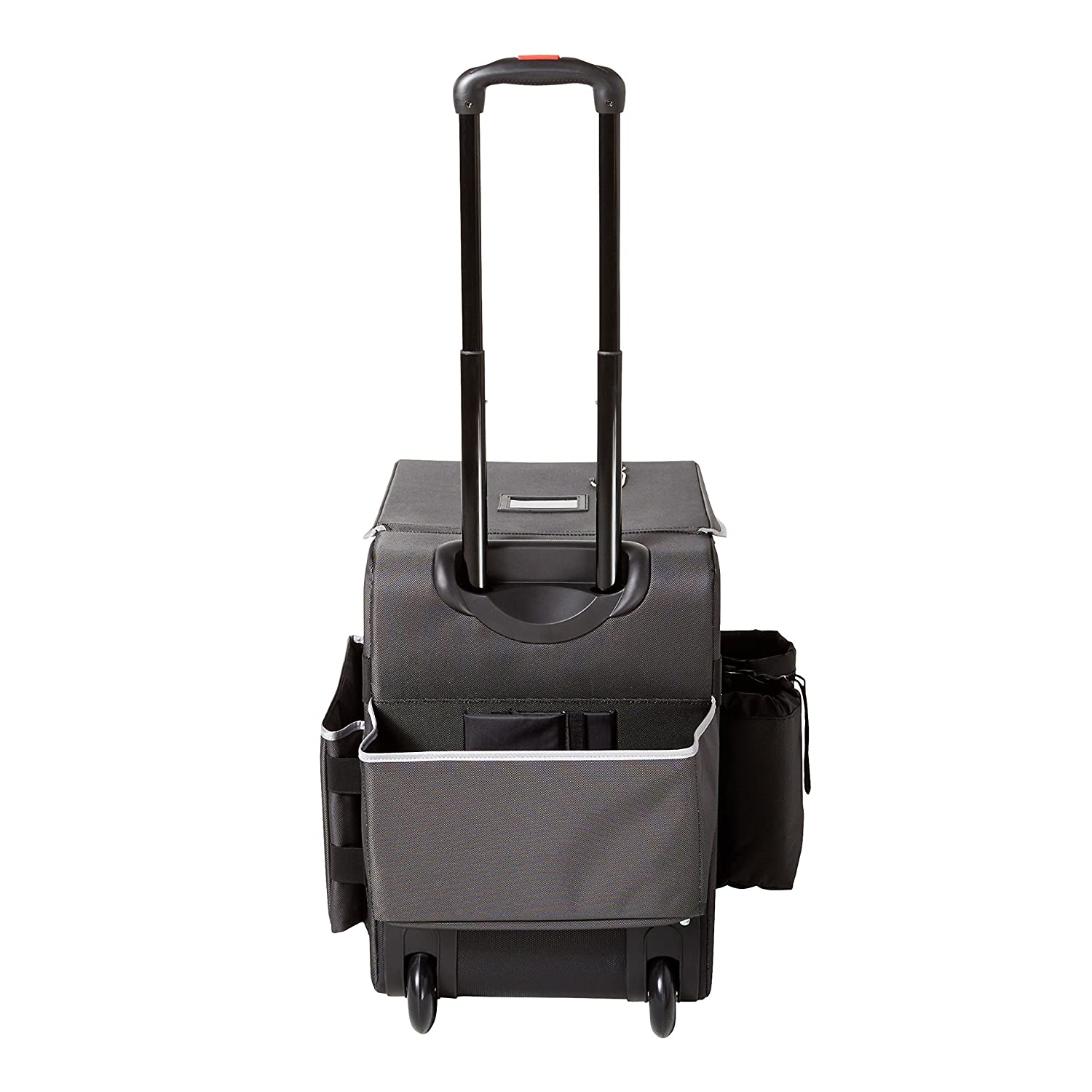 Custom Heavy Duty Cleaning Caddy Tool Carrier Quick Hotel Janitorial Housekeeping Cleaning Cart trolley Rolling Bag