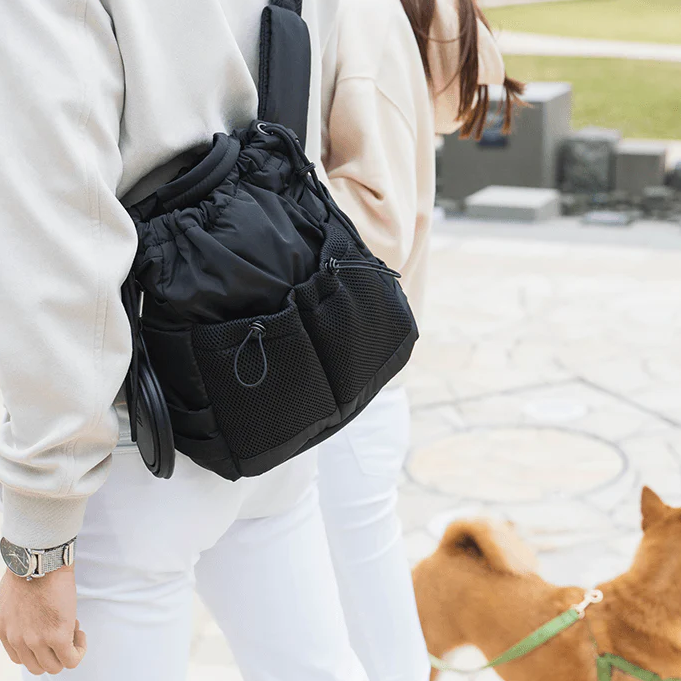 Customized Dog Training Bag with Small Pouch Hands Free Waist Belt Dog Walking Bag 2024 New Design Everyday Dog Walking Bag