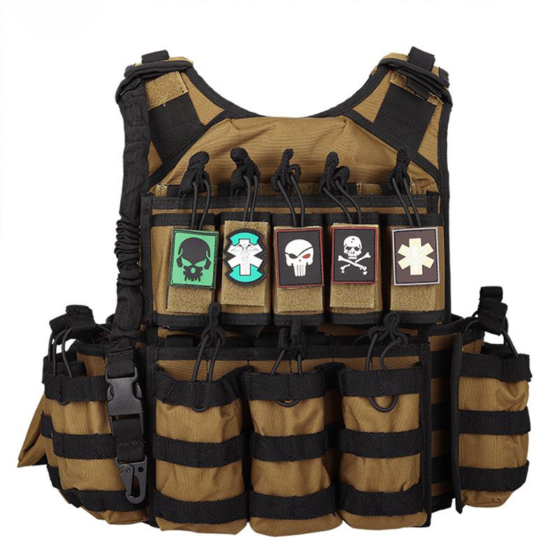 Fashion Outdoor Men Security Combat Tactical Vest 1000D Polyester Phone Holder Universal Chest Rig Tactical Vest