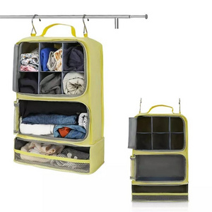 Closet organizer wardrobe clothes storage shelves Hanging Closet Shelves for RV Wardrobe Camp Hanging Organizer for Shoes Toys