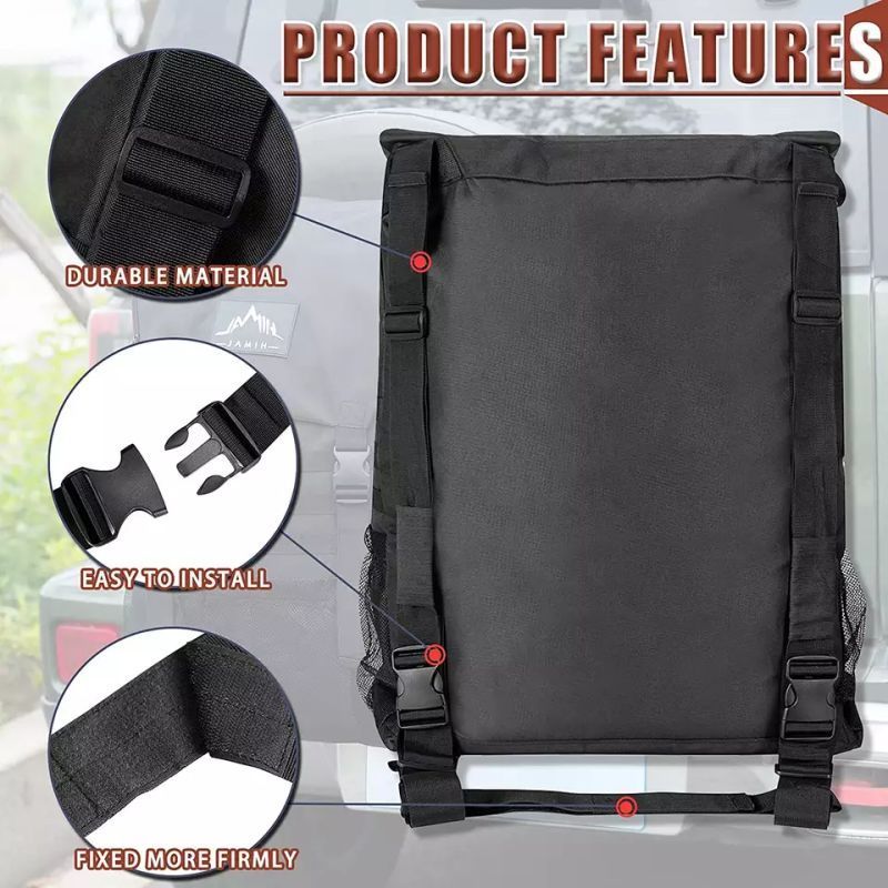 Large Capacity Organizer Outdoors Replacement Tire Trash Bag SUV Trunk Organizer Outdoor Off-Road Spare Tire Storage Bag