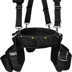 Ultra Anti-Wear Tool Belt Suspenders Tool Vest Heavy Duty Carpenter Tool Belt Waist Bag with Suspenders Strap