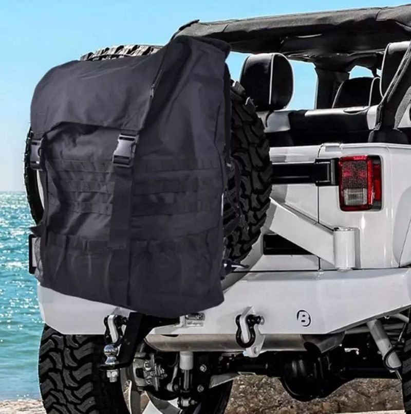 Large Capacity Organizer Outdoors Replacement Tire Trash Bag SUV Trunk Organizer Outdoor Off-Road Spare Tire Storage Bag