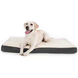 Large 75lbs Egg Crate Foam Pet Bed Mat Orthopedic Dog Beds with Removable Washable Cover