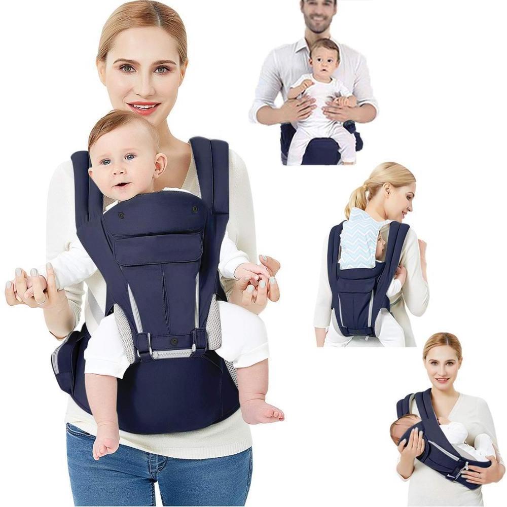 BSCI factory Multifunction soft breathable 4 in 1 hip seat baby holder front facing baby carrier