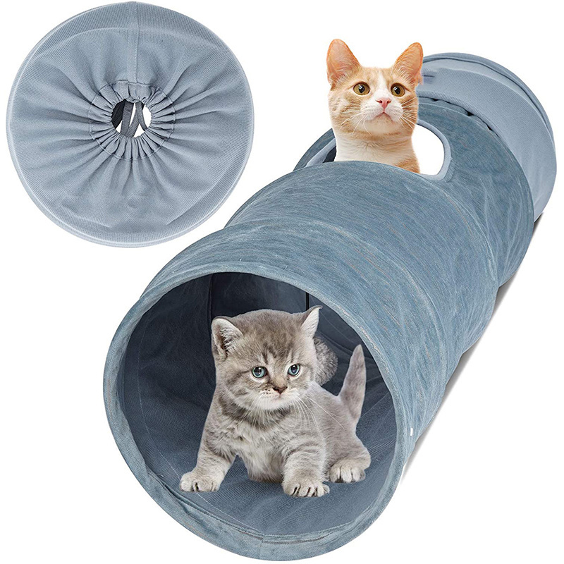 Collapsible Interactive Pet Tube Extensible Kitty Hamster Indoor Outdoor Play Tunnels Cat Tunnel Toys Cat Tunnel