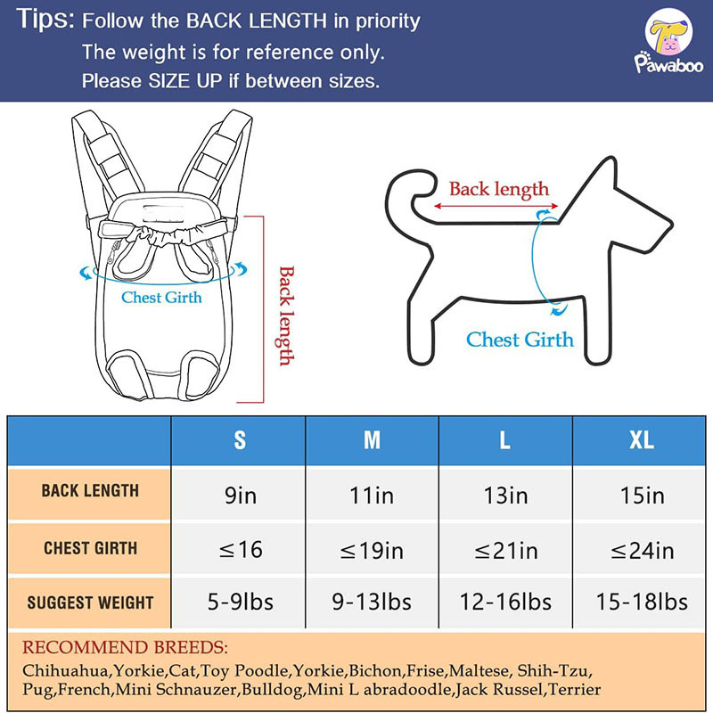 Custom Adjustable Pet Front Cat Dog Carrier Backpack Travel Bag for Small Medium Dogs Cats Puppies Pet Carrier Backpack