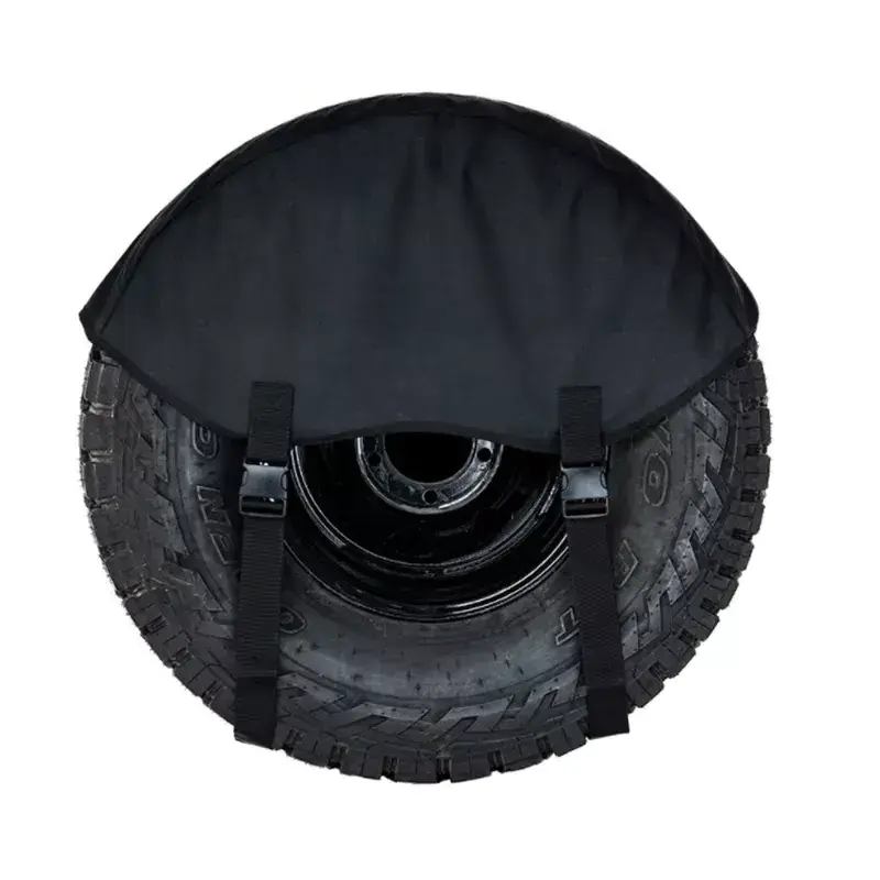 Customize LOGO Outdoor Canvas Car Spare Tire Rubbish Storage PVC Waterproof Wheel Bag Outdoor Off-Road Recovery Tire Trash Bag