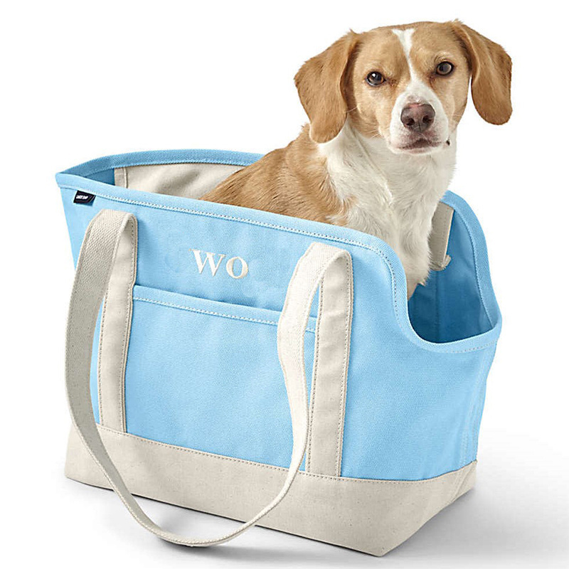 Custom Portable Canvas Cat Carry Purse Overland Dog Gear Week Away Totes Pet Travel Bag Tote Carrie Dog