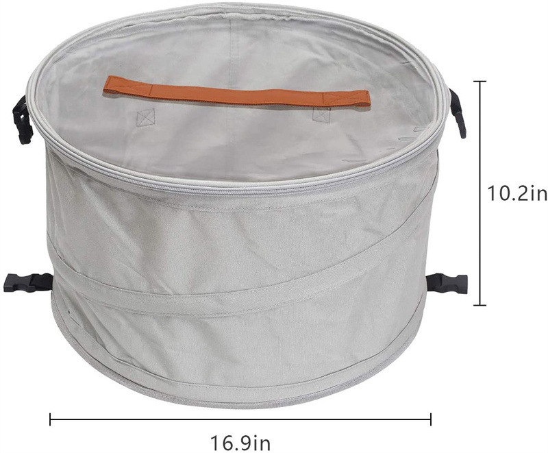 Foldable Large Round Toy Hat Storage Box Pop Up Hat Storage Bag