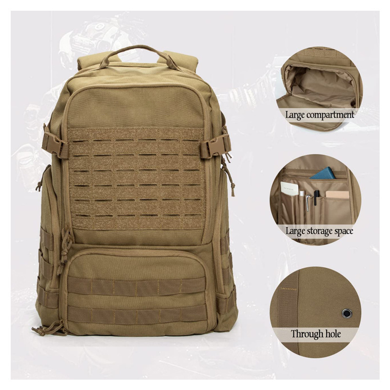 Custom Outdoor Hiking Backpack Hunting Camping Bag Survival Assault Rucksack Bag Tactical Backpack