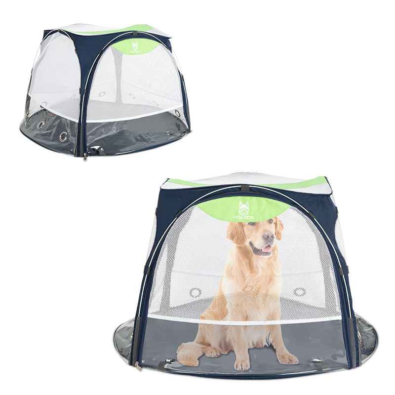 Pet Tent Pop Up Dog House Outside Pet Enclosure Tent Indoor Playpen Portable for Travel Outdoor in Summer