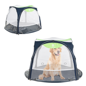 Pet Tent Pop Up Dog House Outside Pet Enclosure Tent Indoor Playpen Portable for Travel Outdoor in Summer