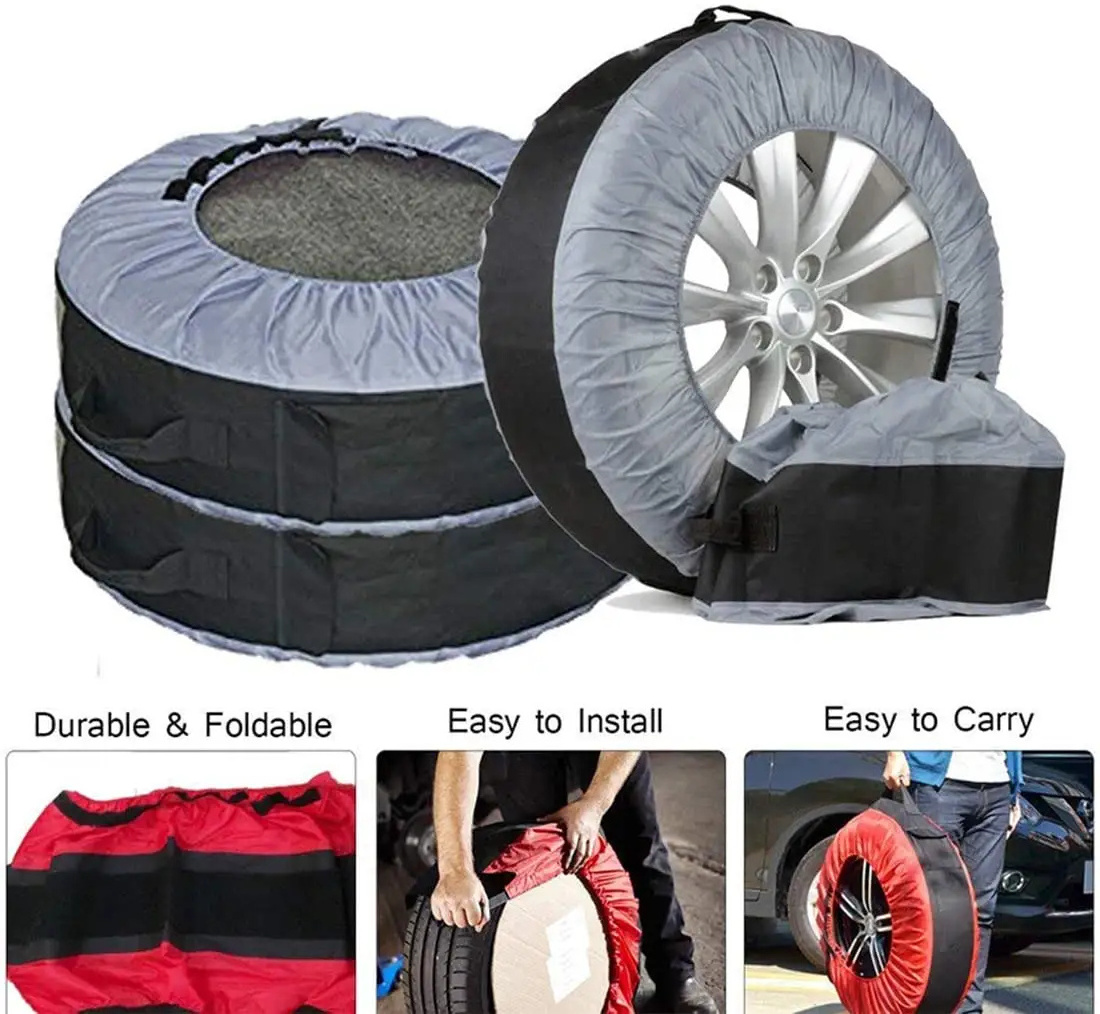 Factory Universal Tire Covers Tough Vinyl Tire Wheel Protector For Truck, SUV, Trailer, Camper, RV Wheel Cover