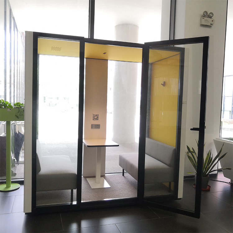 Soundproof Silent Office Meeting Booth Office Pod Noise Isolation Phone Booth Recording Studio Booths