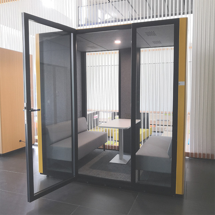 Soundproof Silent Office Meeting Booth Office Pod Noise Isolation Phone Booth Recording Studio Booths