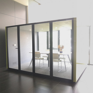 Movable multi-person office pod Telephone booth with sound proof office meeting boxs phone booth