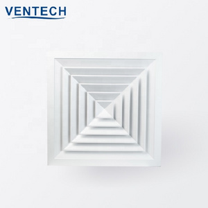 Ventech Hvac Exhaust Air Conditioning Aluminum 4ways Square Ceiling Air Diffusers