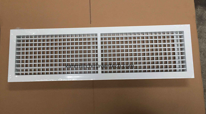 Hvac system ventilation grille aluminium vent cover double deflection grille