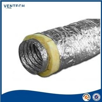 HVAC system aluminum supply round insulation insulated Flexible Duct