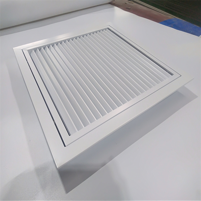 Ventilation  aluminum adjustable exhaust air grille louver with removable air filter