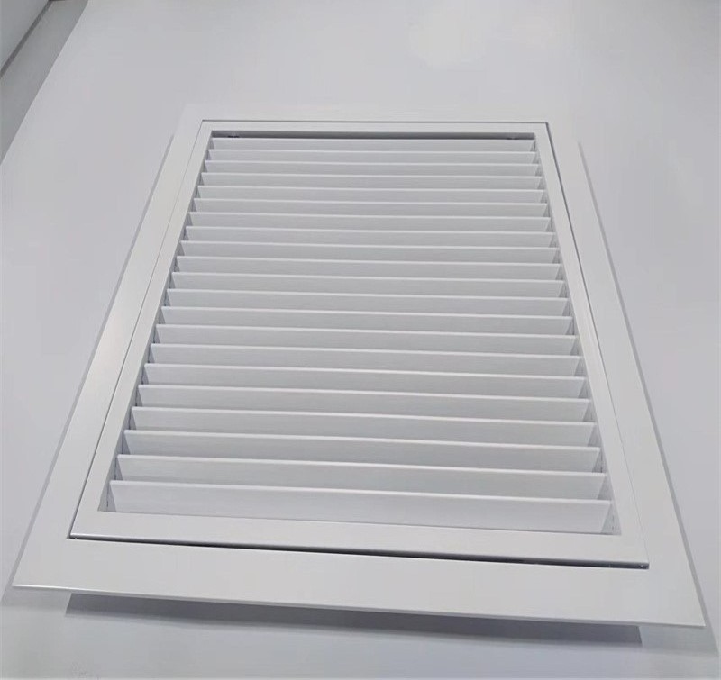 Ventilation  aluminum adjustable exhaust air grille louver with removable air filter