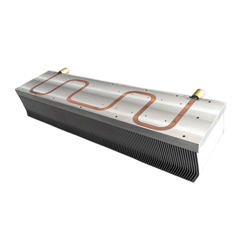 High power Copper Tube Liquid Cold Plate With Skiving Fins Heatsinks