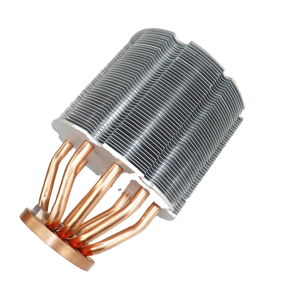 Aluminum Fins Welding Copper Pipe Heat Sink for LED Light