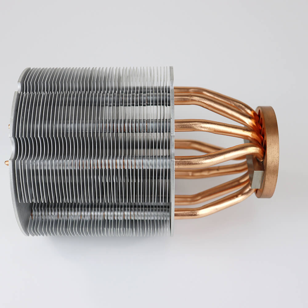 Aluminum Fins Welding Copper Pipe Heat Sink for LED Light