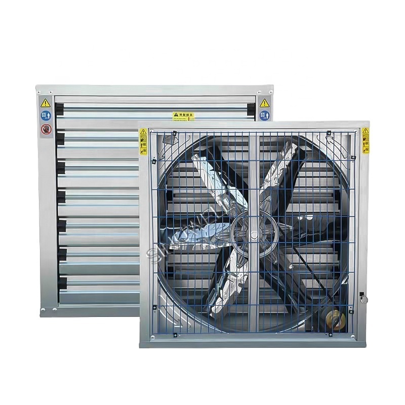 Hot sale greenhouse fan,ventilation exhaust fan, wall mount metal exhaust fan with shutters 1500 cfm exhaust fan